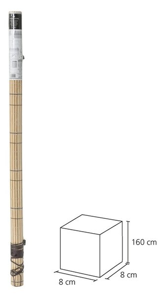 Světle hnědá bambusová roleta 160x180 cm Natural Life – Casa Selección