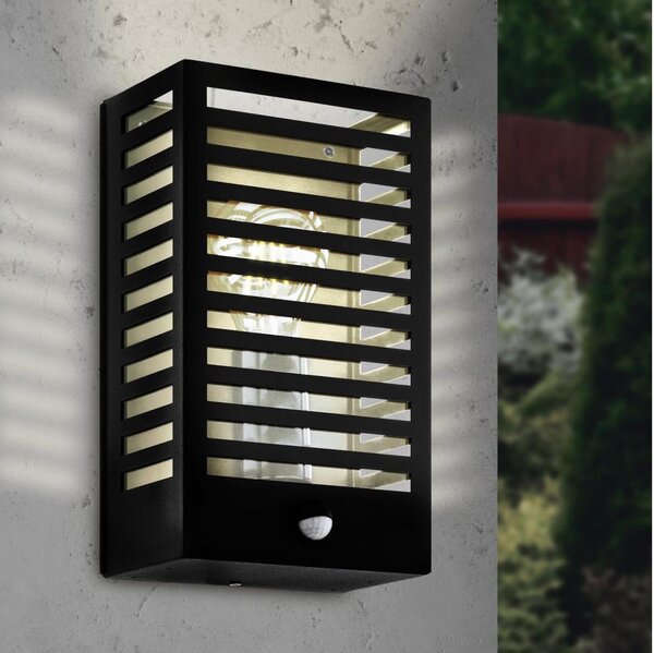 Eglo 900137- Venkovní nástěnné svítidlo se senzorem ALAMONTE 1xE27/60W/230V IP44
