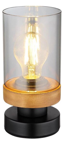 Globo 15557T - Stolní lampa FINCA 1xE27/40W/230V kov/dřevo