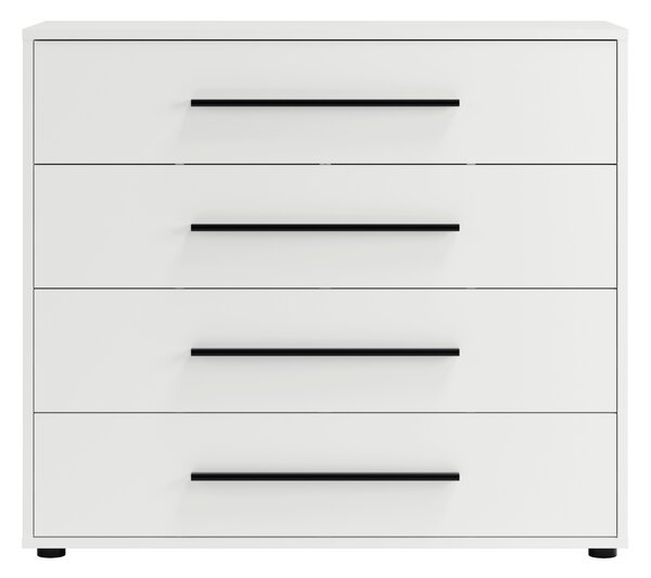 Komoda MAXIONE K4SZ MX-03 Barva: Matná bílá