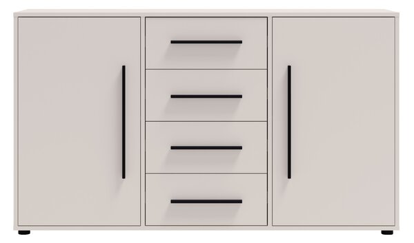 Komoda MAXIONE K2D4SZ MX-02 Barva: Matná černá