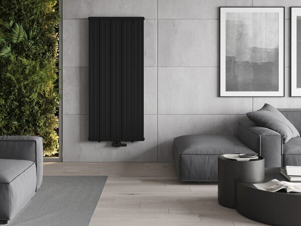 Mexen Waco dekorativní radiátor 1544 x 694 mm, 1550 W, černá - W217-1544-694-00-70