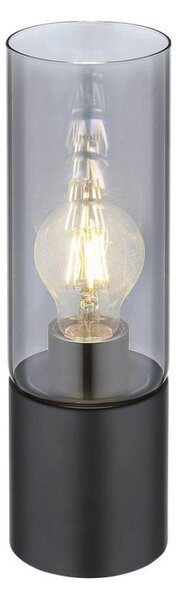 Globo 21000TB - Dotyková stolní lampa ANNIKA 1xE27/25W/230V pr. 9 cm černá