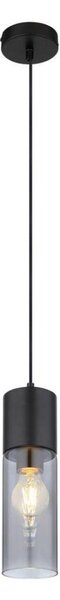 Globo 21000HB - Lustr na lanku ANNIKA 1xE27/25W/230V pr. 10,5 cm černá