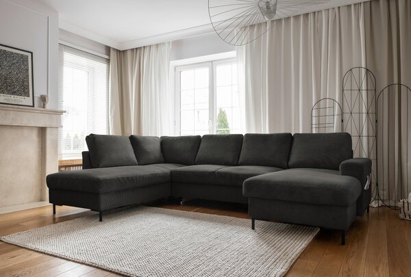 SEDACÍ SOUPRAVA, textil, šedá MID.YOU - Sedací soupravy, Online Only
