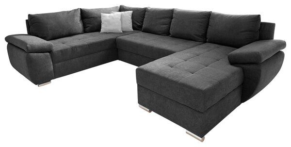 SEDACÍ SOUPRAVA, textil, antracitová P & B - Sedací soupravy, Online Only