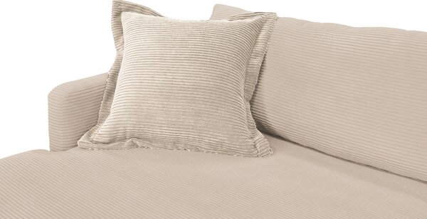 ROHOVÁ SEDAČKA, textil, krémová P & B - Sedací soupravy, Online Only