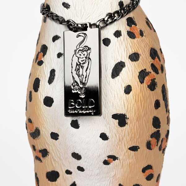 Hnědá stolní lampa Bold Monkey Proudly Crowned Panther 62 cm