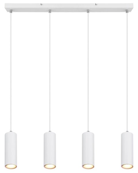 Globo 57911-4HW - Lustr na lanku ROBBY 4xGU10/35W/230V bílá