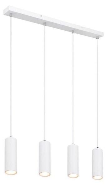 Globo 57911-4HW - Lustr na lanku ROBBY 4xGU10/35W/230V bílá