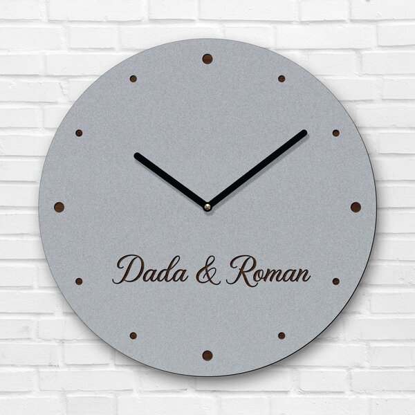 DUBLEZ | Personalizované dřevěné hodiny se jmény