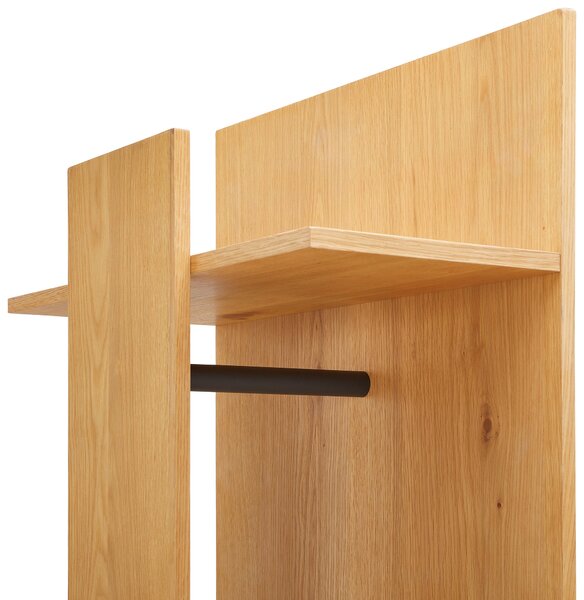 PŘEDSÍŇOVÁ STĚNA, barvy dubu, dub, 55/199/29 cm MID.YOU - Šatní panely, Online Only
