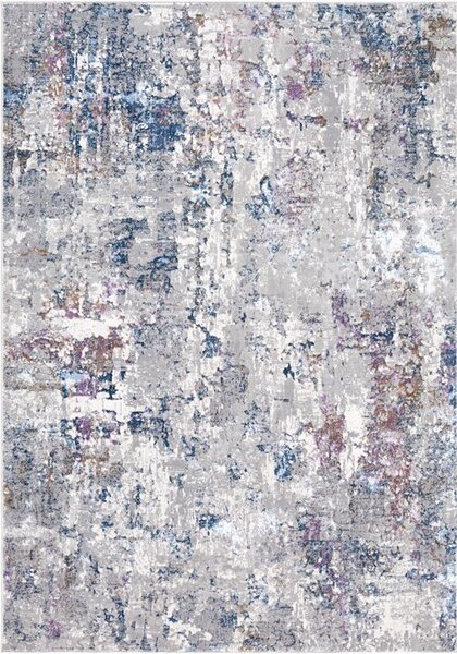 Timzo Moderní kusový koberec abstraktní Charleston AE11C Světle šedý Rozměr: 120x170 cm