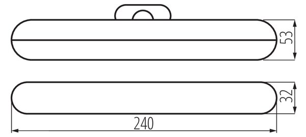 LED světlo CALIZA ACCU 37390 CCT s vypínačem