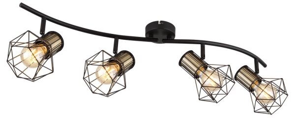 Globo 54017-4M - Bodové svítidlo PRISKA 4xE27/40W/230V