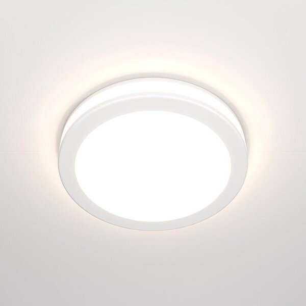 Maytoni Moderní vestavné LED svítidlo PHANTON, 12W, ⌀ 9,5 cm, 3000K Barva: Bílá