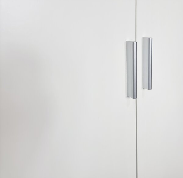 Šatní skříň Blessa (bílá). Akce -20%