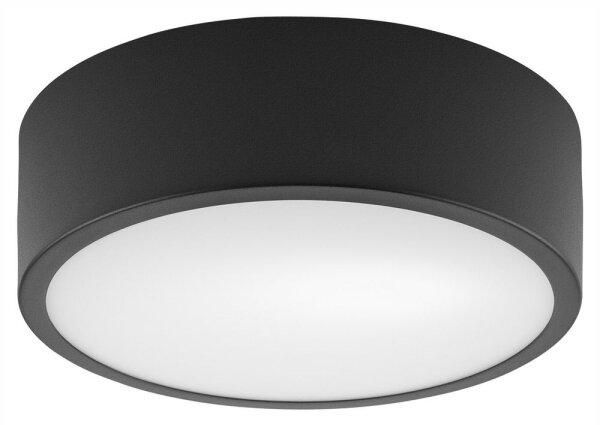 Stropní svítidlo DANTE 1xE27/60W/230V pr. 26 cm černá