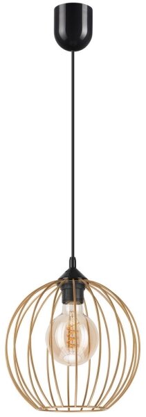 Lustr na lanku ZOYA 1xE27/60W/230V mosaz