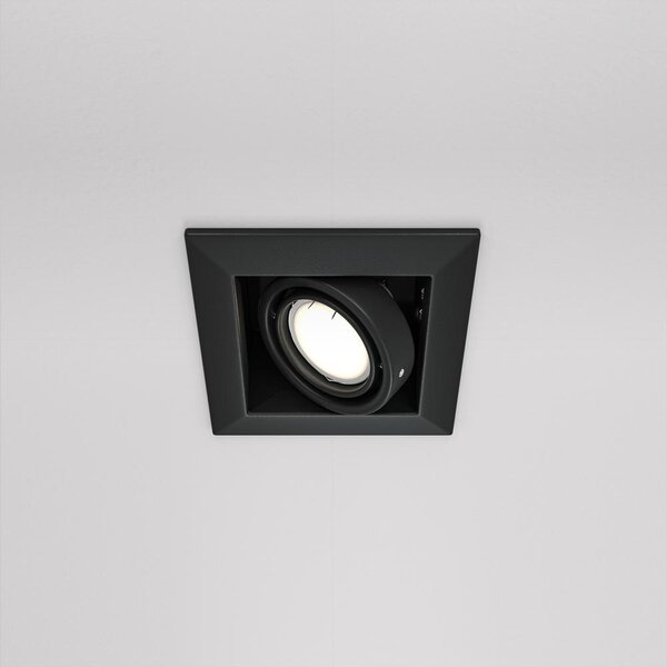 Maytoni Moderní vestavné svítidlo METAL MODERN, 50W, d. 12,6 cm, 1xGU10 Barva: Bílá