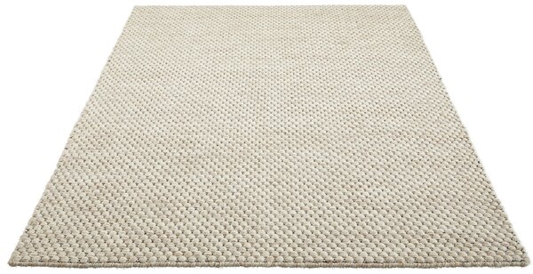 RUČNĚ TKANÝ KOBEREC, 80/150 cm, bílá Boxxx - Vlněné koberce