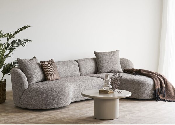 Rohová sedací souprava (P) Kaveria (hnědá). Akce -20%