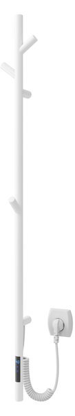 ISAN Melody Axis elektrický radiátor 1180 × 160 mm, 37 W, černý samet mat