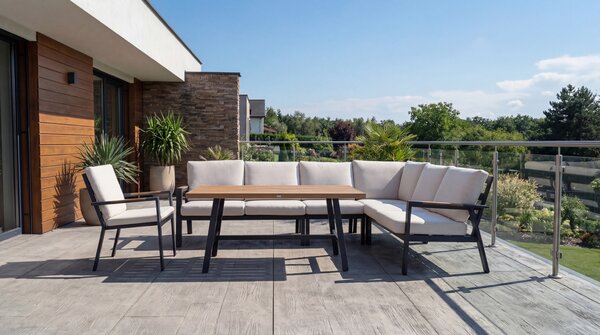Zahradní sedací souprava Crena Corner Plus Woodlook