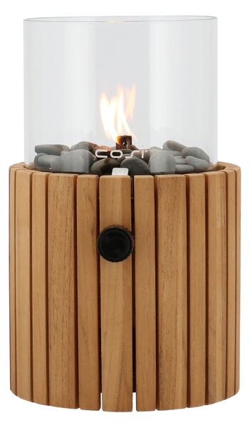 Plynová lucerna COSI Cosiscoop Timber, teak ~ Ø18 x výška 30 cm