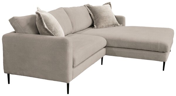 ROHOVÁ SEDAČKA, textil, světle hnědá P & B - Sedací soupravy, Online Only