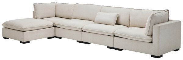 ROHOVÁ SEDAČKA, textil, krémová Livetastic - Sedací soupravy, Online Only