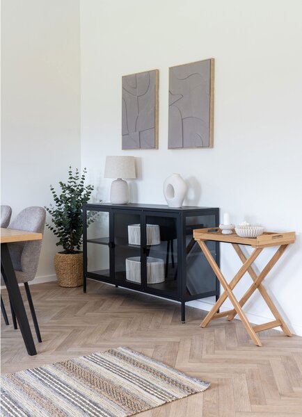 Vitrína Bisalia 11 (černá). Akce -20%