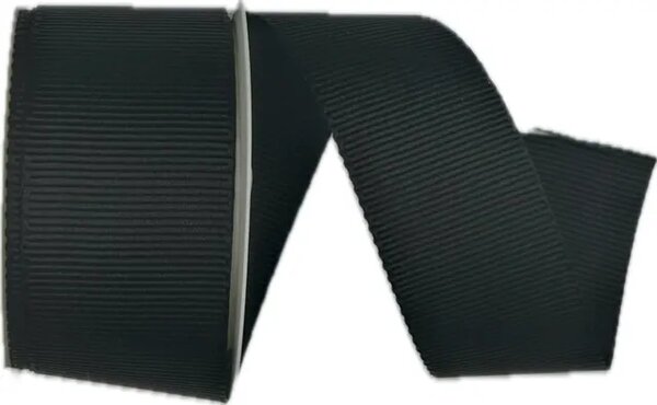 Stuha rypsová ELEGANCE BLACK černá 40mm x 2m (11,- Kč/m)