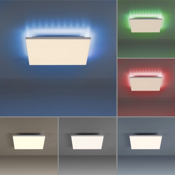 Leuchten Direkt 15561-16-LED RGB Stmívatelné stropní svítidlo CONRAD 27W/230V+DO