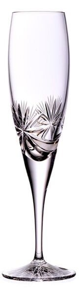 Bohemia Crystal Ručně broušené sklenice na šampaňské Mašle 200ml (set