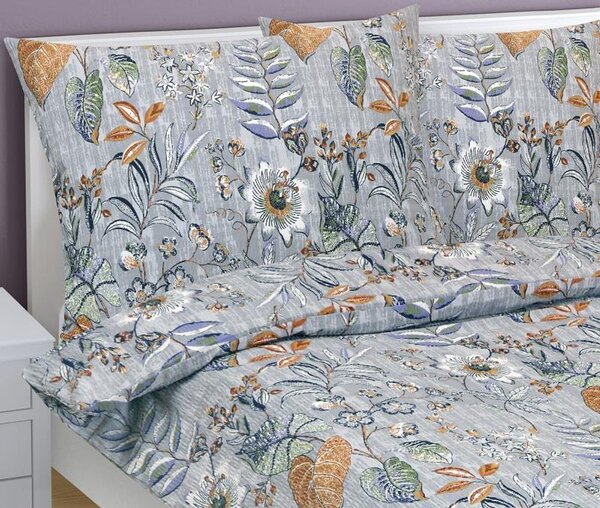 Povlečení krepové Fialová 80/763 - 140x200, 70x90 cm