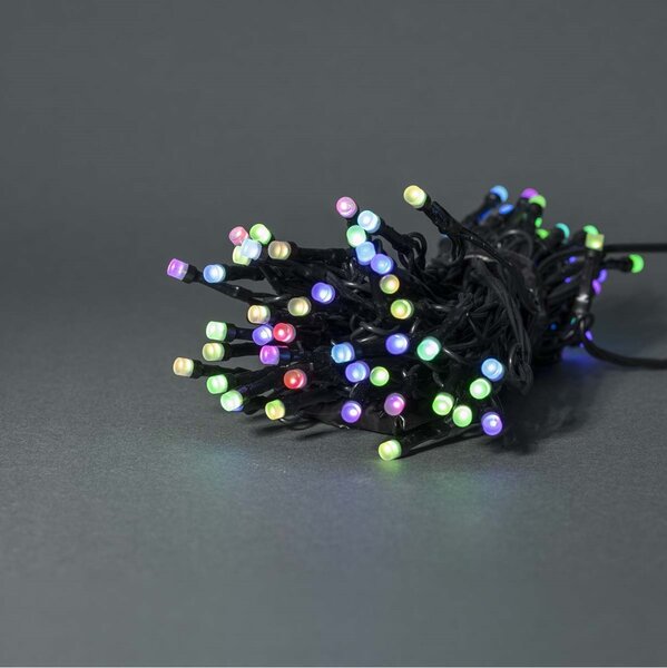 Nedis WIFILX01C42-LED RGB Venkovní řetěz 42xLED/8 funkcí 8m IP65 Wi-Fi Tuya