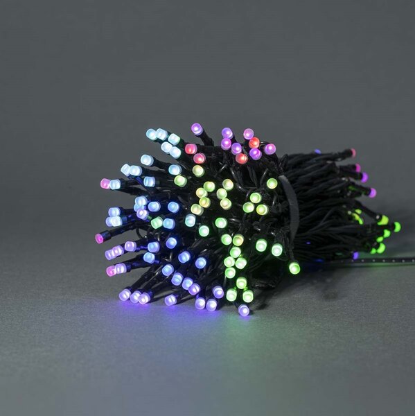 Nedis WIFILX01C84 - LED RGB Venkovní řetěz 84xLED/8 funkcí 13m IP65 Wi-Fi Tuya