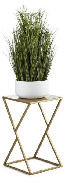 Stojan na květiny LOFT 40x23,5 cm zlatá