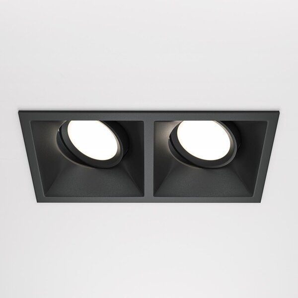 Maytoni Vestavné svítidlo DOT, 50W, d. 17,3 cm, 2xGU10 Barva: Bílá