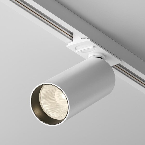 Maytoni Reflektorové LED svítidlo FOCUS 12W pro 1F systém UNITY, v. 15,8 cm, 3000K TRIAC