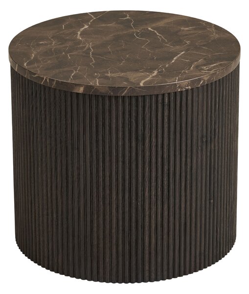 Příruční stolek Rvadoria 1 (tmavě hnědá)