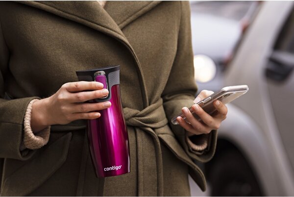 Contigo Termohrnek West Loop 470 ml, Raspberry