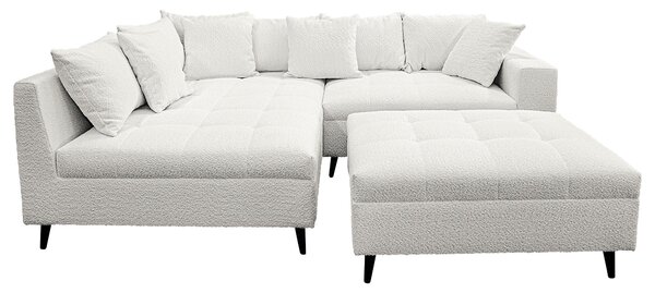 ROHOVÁ SEDAČKA, textil, světle šedá MID.YOU - Sedací soupravy, Online Only