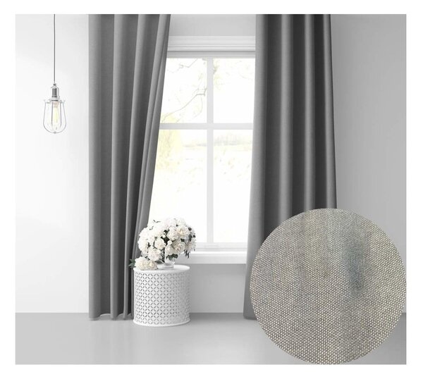 Šedý polo-zatemňovací závěs 250x100 cm - Mila Home