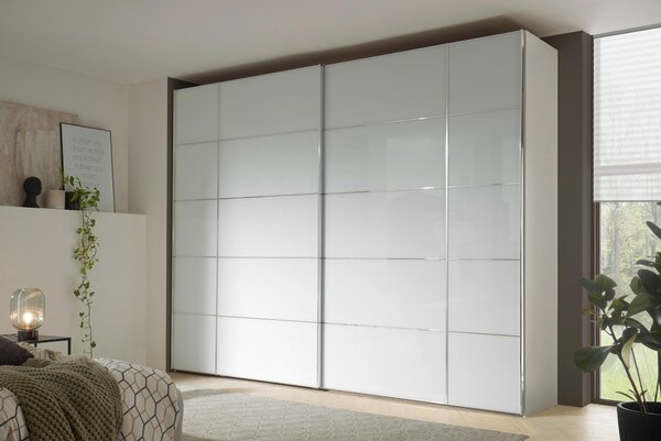 SKŘÍŇ S POSOUVACÍMI DVEŘMI, bílá, 298/240/68 cm Dieter Knoll - Šatní skříně