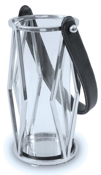 Lucerna FRAGIL 26 cm chrom/černá