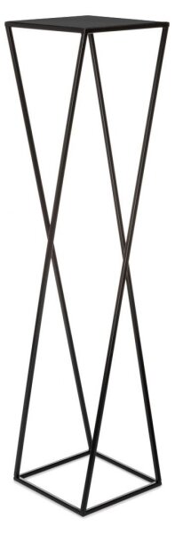 Stojan na květiny 100x24 cm černá