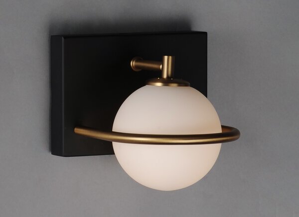 Toolight Moderní nástěnná lampa APP1300-1W Black Gold