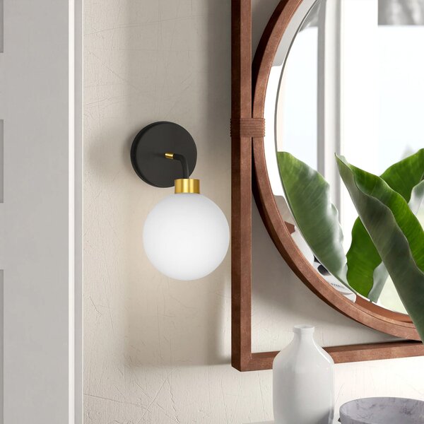 Toolight Moderní nástěnná lampa APP1301-1W Black Gold